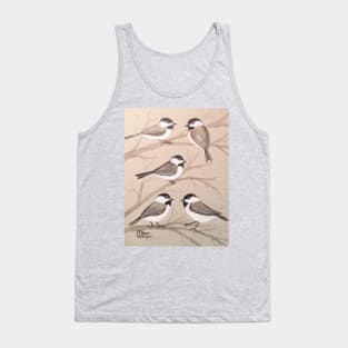 A banditry of chickadees Tank Top